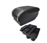 SPAMFAFGHQ Para VW Para T&ouran Caja Descansabrazos Almacenamiento Central Accesorios Auto Personalización Interior Detalles Interiores(E red line 9USB)