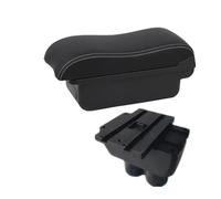 SPAMFAFGHQ Para VW Para T&ouran Para Caddy Reposabrazos Caja De Almacenamiento Central Accesorios Retrofit Para Interior De Auto(A2 Black white NO USB)