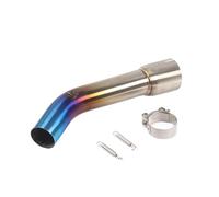 SPAMFAFGHQ Para Y&amaha Para Fazer FZ1 FZ1N FZ1000 FZ 1 1N 1000 2006 2007 2008-2015 Tubo De Escape De Motocicleta Con Silenciador Deslizante(Medio azul)