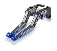 SPAMFAFGHQ Para Yamaha MT-03 MT03 2005-2014 Juego De Palancas De Embrague Freno Para Motocicletas Con Manijas Plegables Ajustables(Gray Blue)