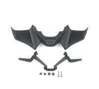 SPAMFAFGHQ para Yamaha MT 07 2021 2022 2023 Accesorios De Moto Negro Spoiler Delantero Aerodinámico Kit De Alerón(Negro)
