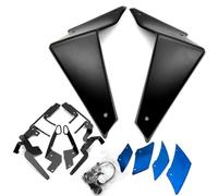 SPAMFAFGHQ para Yamaha MT09 MT 09 MT-09 SP 2021-2023 Motocicleta Deportiva Downforce Naked Spoilers Laterales ala Aerodinámica Deflector Cubre Chasis(Matt Black-Blue)