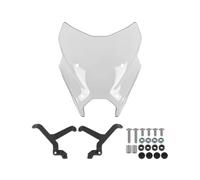 SPAMFAFGHQ para Yamaha para MT-09 2024 2025 2026 MT09 SP Y-AMT Motocicleta Touring Parabrisas Visor Doble Burbuja Alto Deflector(Claro)