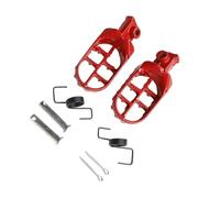 SPAMFAFGHQ Para Yamaha PW50 PW80 Pedales De Motocicleta | Para Yamaha TW200 Pedales Reposapiés De Motocicleta(ROJO)