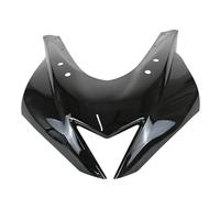 SPAMFAFGHQ para Yamaha R15 V3.0 2017-2020 Motocicleta Carenado Delantero Winglets Cubierta Protector Deflector(Negro)
