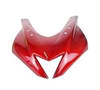SPAMFAFGHQ para Yamaha R15 V3.0 2017-2020 Motocicleta Carenado Delantero Winglets Cubierta Protector Deflector(Rojo)