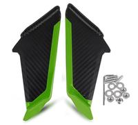 SPAMFAFGHQ para Yamaha YZF-R1 R6 R7 R15 R25 R3 R125 Carenado Delantero Aletines aerodinámicos Spoilers Laterales ala dinámica Decorativa(Verde)