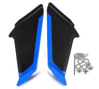 SPAMFAFGHQ para Yamaha YZF-R1 R6 R7 R15 R25 R3 R125 Carenado Delantero Aletines aerodinámicos Spoilers Laterales ala dinámica Decorativa(Azul)