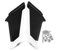 SPAMFAFGHQ para Yamaha YZF-R1 R6 R7 R15 R25 R3 R125 Carenado Delantero Aletines aerodinámicos Spoilers Laterales ala dinámica Decorativa(Blanco)