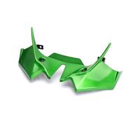 SPAMFAFGHQ para Z650 Z 650 Z650 2021 2022 2023 2024 2025 Motocicleta Alerón Delantero Carena Winglet Cubierta ala Aerodinámica Acabado(Verde)