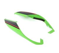 SPAMFAFGHQ para ZX-25R ZX-4R ZX-4RR ZX4R ZX4RR 25R 2020-2025 ala Trasera De Moto Spoiler Aerodinámico Kit De Pare-brisas(Green Floral Pattern)