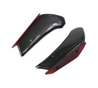SPAMFAFGHQ para ZX10R ZX-10R 2011-2021 Motocicleta Carena ala Lateral Kit Deflector ala Aerodinámica ala Fija Carena(Carbon Pattern Red)