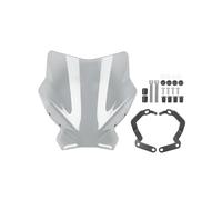 SPAMFAFGHQ Parabrisas para Ducati para Monster 797 821 1200 1200R 1200S Deflector De Viento para Motocicleta Accesorios Protección Pantalla(Light Smoked)