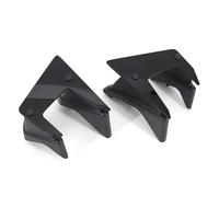 SPAMFAFGHQ Partes De Moto Aerodinámica Lateral Fuerza De Empuje Desnudo Spoileres Alas Fijas Alerones Cubiertas Alas para Yamaha MT07 MT 07 MT-07 2020 2018(Negro)