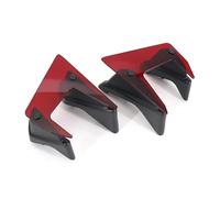 SPAMFAFGHQ Partes De Moto Aerodinámica Lateral Fuerza De Empuje Desnudo Spoileres Alas Fijas Alerones Cubiertas Alas para Yamaha MT07 MT 07 MT-07 2020 2018(Rojo)