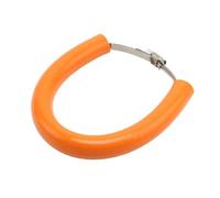 SPAMFAFGHQ Protector De Escape Redondo Universal Para Motocicleta De 100-160 Mm Con Anillos De Fijación De Silicona(Naranja)
