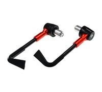 SPAMFAFGHQ Protector De Palanca De Embrague De Freno De Motocicleta De 22 Mm Universal para Protección De Manos Bocina Frenos 1 Par(Naranja)