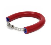 SPAMFAFGHQ Protector Universal Para Tubo De Escape De Motocicleta Térmico Para Silenciador De Motocross(ROJO)