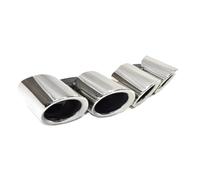 SPAMFAFGHQ Punta De Escape Cuádruple Para Panamera 971 972 2017 2018 2019 2020+ Silenciador Sistema Boquilla(Plata B)