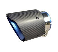 SPAMFAFGHQ Punta De Escape Decorativa De Fibra De Carbono Mate Para Mazda CX-5 CX-4 CX-3 Para Axela Para ATENZA(Azul)