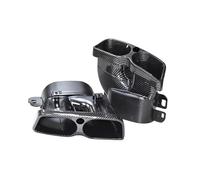 SPAMFAFGHQ Punta De Escape Para Benz W205 W212 W213 W218 W222 CLS C E S Clase Sistema De Escape Silenciador Trasero Punta De Escape Puntas De Escape(Textura de fibra de carbono)