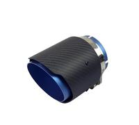 SPAMFAFGHQ Puntas De Escape De Carbono Para Mazda Para Axela CX-5 CX-4 CX-3 Silenciador Boquilla Decorativa Modificada.(Azul)