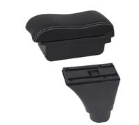 SPAMFAFGHQ Reposabrazos Auto Para Daewoo Para Kalos Para Gentra Para Revon R3 Consola Central Caja De Almacenamiento Reposabrazos Auto(B white line 3USB)