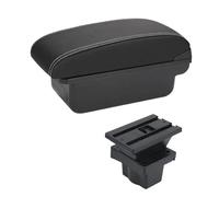 SPAMFAFGHQ Reposabrazos Central Para S&koda Para Yeti Para Octavia A5 Almacenamiento De Contenido Reposabrazos Con Portavasos E Interfaz USB(A white line No USB)