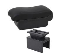 SPAMFAFGHQ Reposabrazos Modelo Universal Reposabrazos Universal Caja Reposabrazos Auto Accesorios Auto Caja Almacenamiento Caja Reposabrazos Central(A2 línea negra Sin USB)