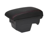 SPAMFAFGHQ Reposabrazos Para Citroën C4 2011 Caja De Almacenamiento Central Con Piezas De Repuesto(A 1 genuine leather 3USB)