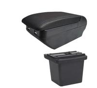SPAMFAFGHQ Reposabrazos Para Hyundai I30 Para Elantra Para Touring I30 FD I30cw 2007 2008 2009 2010 2011(H All Black 4 USB)
