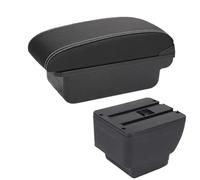 SPAMFAFGHQ Reposabrazos Para MAZDA 2 Caja De Reposabrazos Para MAZDA 2 Para Demio Piezas De Reequipamiento, Caja De Reposabrazos Central(C3 Negro blanco SIN USB)