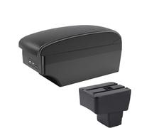 SPAMFAFGHQ Reposabrazos Para Mazda 2 Skyactiv Para Versión Para CX3 CX-3 2018 2019 2020 Con Carga USB(A3 Negro blanco 7USB)
