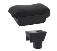 SPAMFAFGHQ Reposabrazos Para R&enault Para Dacia Para Duster 2 2010 2011 2012 2013 2014 2015 2016-2019 Reposabrazos Consola Almacenamiento(B2 Línea Negra)
