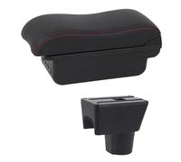 SPAMFAFGHQ Reposabrazos Para R&enault Para Dacia Para Duster 2 2010 2011 2012 2013 2014 2015 2016-2019 Reposabrazos Consola Almacenamiento(C2 Línea roja)