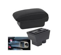 SPAMFAFGHQ Reposabrazos Para S&koda Para Fabia 2 2008-2014 Caja De Reposabrazos Para Coche Caja De Almacenamiento Con Piezas De Repuesto(A2 línea negra Sin USB)
