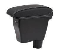 SPAMFAFGHQ Reposabrazos Para Smart Para Fortwo Para Mercedes Para Smart 453 Para Fortwo Para Forfour 2015-2018 Caja De Reposabrazos Auto(B3 cuero genuino)
