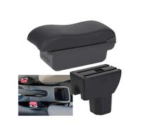 SPAMFAFGHQ Reposabrazos Para Suzuki Para Splash Caja De Almacenamiento Para Coche Refuerzo Para El Brazo Detalles Interiores Mejorados(B2 línea negra 3USB)