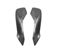 SPAMFAFGHQ Set carenado Frontal Superior Faro Delantero Motocicleta ABS Pintado Compatible para Yamaha MT07 MT-07 FZ-07 2021-2024(Carbon Look)