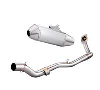 SPAMFAFGHQ Silenciador De Escape De Acero Inoxidable Con Tambor Para Motocicleta Para CRF250L CRF250 RALLY 2012 2013-2018 2019 2020 2021(Style D)