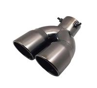 SPAMFAFGHQ Silenciador De Escape De Acero Inoxidable Para Toyota C-HR CHR 2017 2018 2019 2020 2021 2022 1 Pieza Accesorios Para Automóviles(NEGRO)