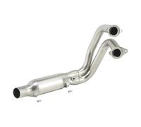 SPAMFAFGHQ Silenciador De Escape De Motocicleta De Acero Inoxidable Tubo De Conexión Para B&MW F850 F750 F750GS F850GS 2018 2019 2020
