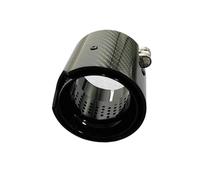 SPAMFAFGHQ Silenciador De Escape INozzles Negro Brillante Para M135i M235i M345i M240i M340i M440 F20 F22 F32 F87 F80 F82(ID 60mm)