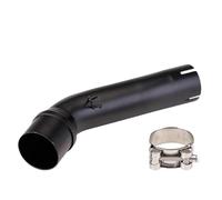 SPAMFAFGHQ Silenciador De Escape Motocicleta Para Rebel CMX300 CMX500 300 500 2017-2021 Adaptador De Tubo De Conexión Para Tubo Enlace Intermedio(NEGRO)