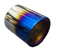 SPAMFAFGHQ Silenciador De Escape Para Coche Punta De Escape De Acero Inoxidable Con Embellecedor Cromado Para Mazada CX-5 CX4 CX3 CX7 CX8(Azul)