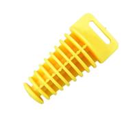 SPAMFAFGHQ Silenciador De Escape Para Moto De Cross Protector De Tapón De Escape Accesorio Para Beta 300 RR 2022 Etc(Amarillo,L)