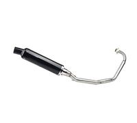SPAMFAFGHQ Silenciador De Escape Para Motocicleta Sistema Completo De Escape Para CBF125 CBF150 CBF125 150 Accesorios De Modificación(NEGRO)