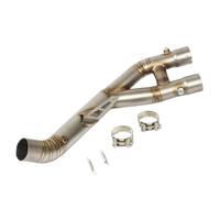 SPAMFAFGHQ Silenciador De Escape Para Motocicleta Tubo De Conexión Central Piezas Deslizantes Para Y&amaha YZF-R1 R1 R1M MT10 2015-2020