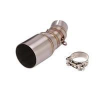 SPAMFAFGHQ Sistema De Escape Completo Para Motocicleta Para B&MW C400 C400X C400GT 2018-2020 Silenciador De Fibra De Carbono Con Tubo De Enlace Central(Estilo A)
