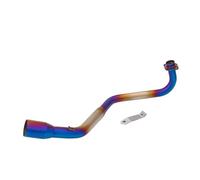 SPAMFAFGHQ Sistema De Escape Completo Para Motocicleta Para MSX125 2013-2020 Modificación Del Silenciador De 51 Mm Tubo De Enlace Delantero(Estilo B)